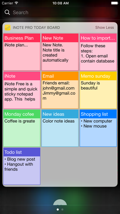 iNote - Sticky Note by Color screenshot 5