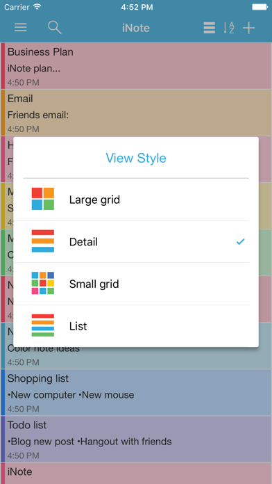 iNote - Sticky Note by Color screenshot 4