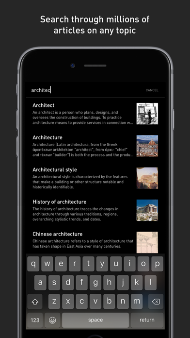 Inquire — Wikipedia Around You screenshot 1