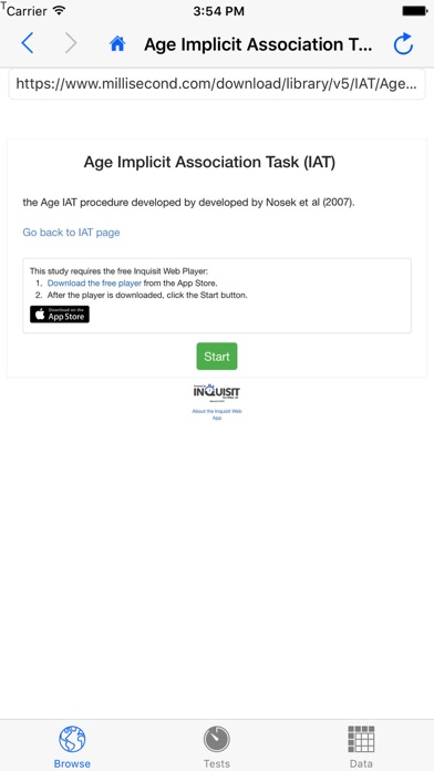 Inquisit Player screenshot 3
