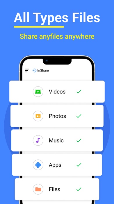 InShare - File Sharing screenshot 1