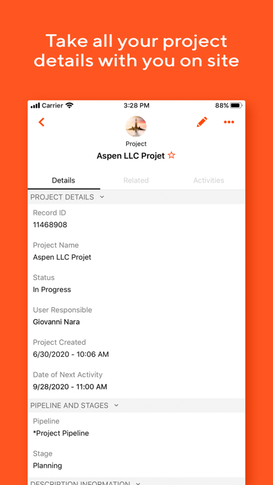 Insightly CRM screenshot 1