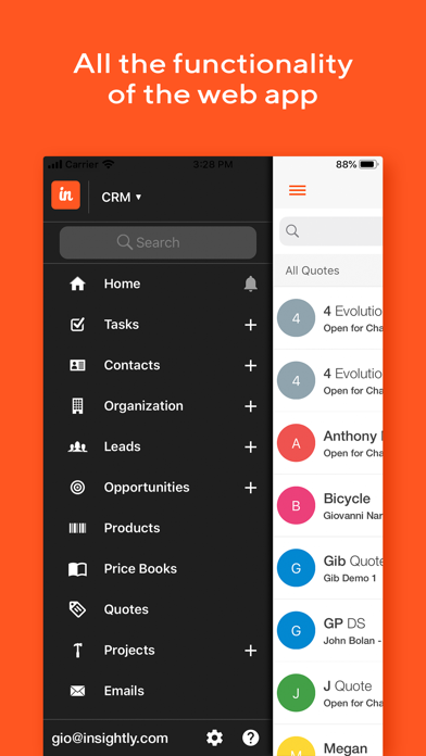 Insightly CRM screenshot 3
