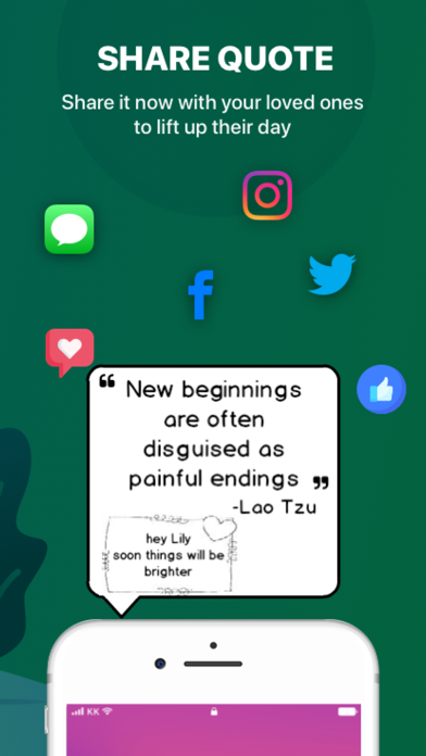 Inspiration - Quotes Reminders screenshot 1
