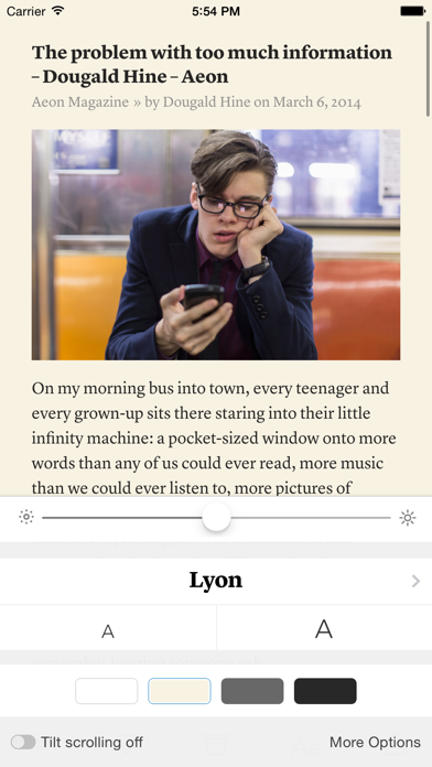 Instapaper screenshot 2