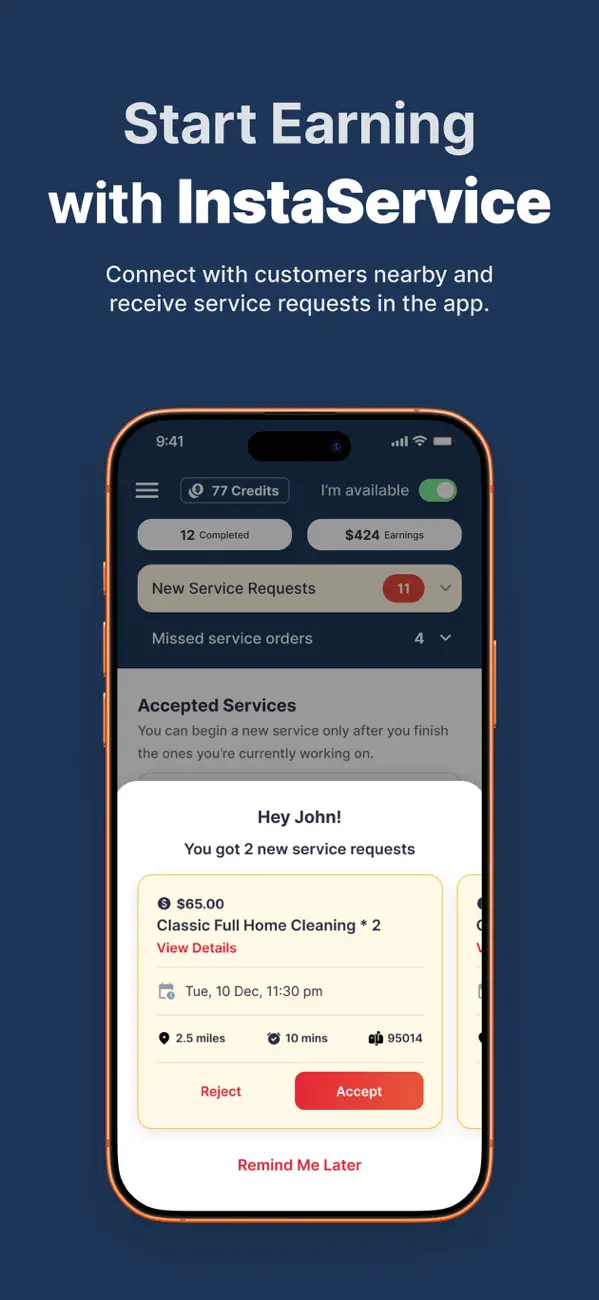 InstaService Pro: Service Jobs screenshot 6
