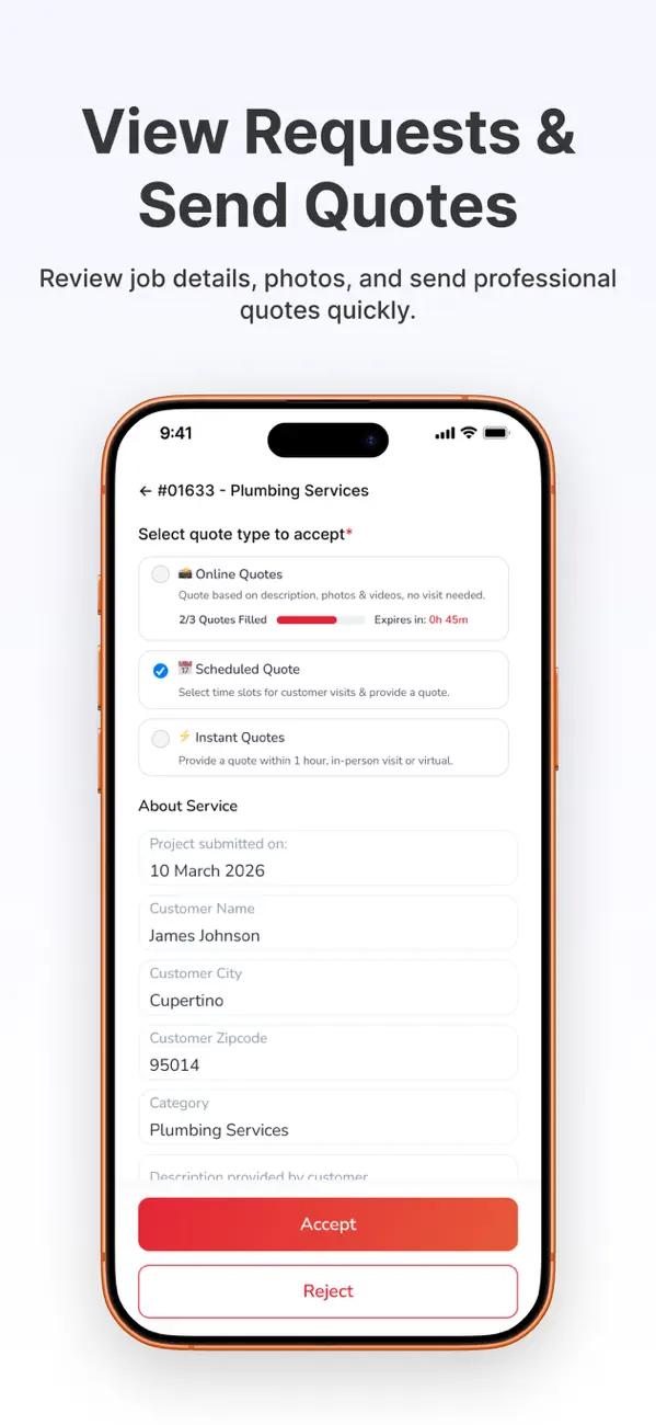 InstaService Pro: Service Jobs screenshot 4
