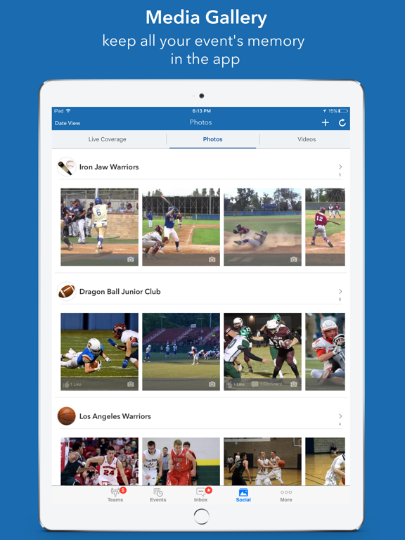InstaTeam sports team manager screenshot 5