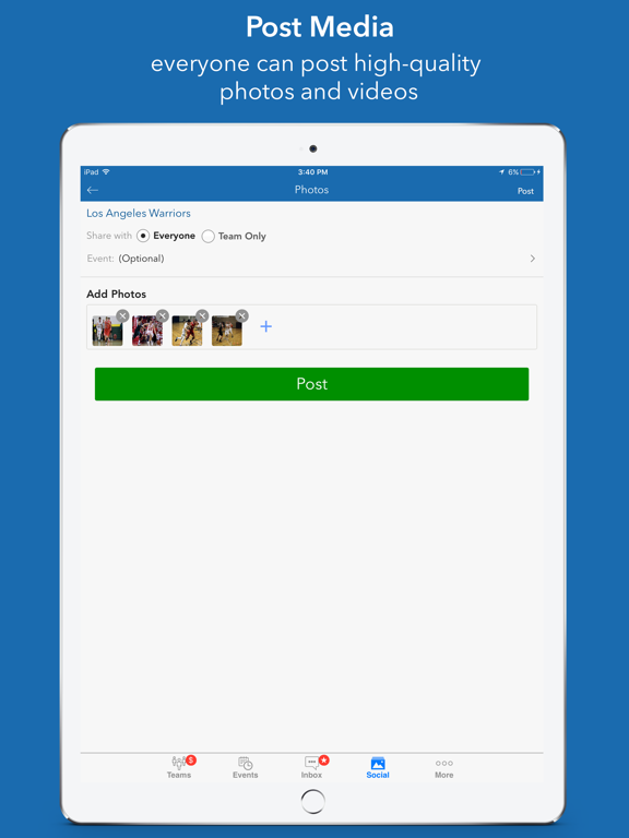 InstaTeam sports team manager screenshot 3