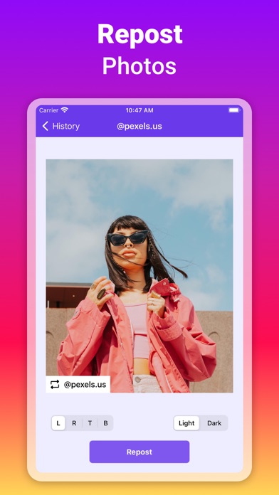 InstSave: Reels Story Repost screenshot 4