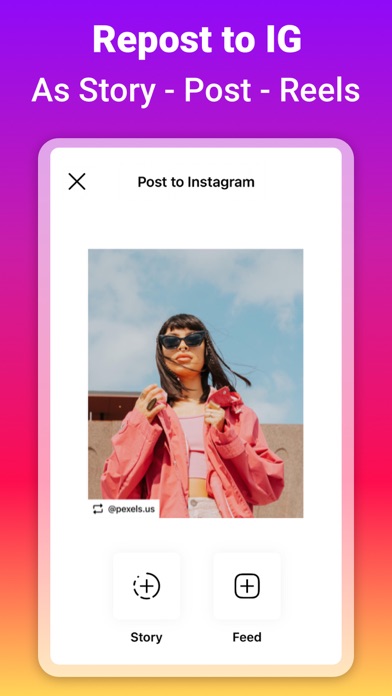 InstSave: Reels Story Repost screenshot 2