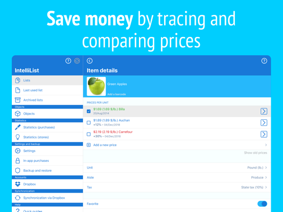 IntelliList - Shopping List screenshot 7