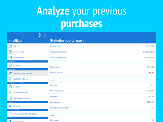 IntelliList - Shopping List screenshot 4