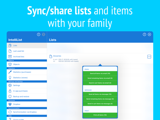 IntelliList - Shopping List screenshot 8