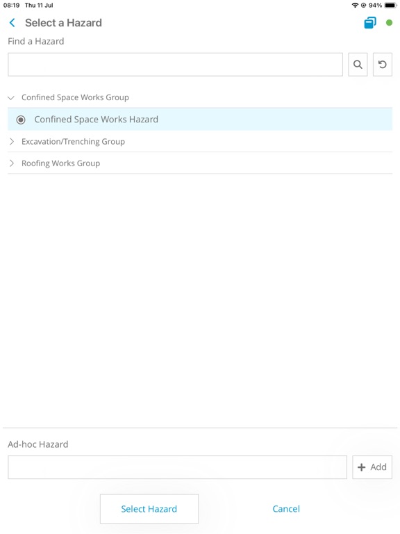IntelliPERMIT Risk Assessment screenshot 4