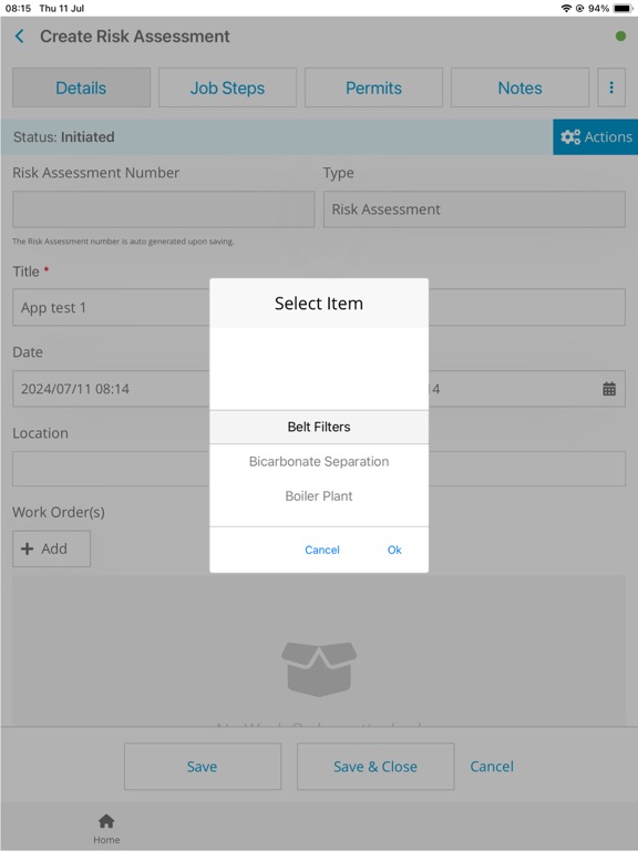 IntelliPERMIT Risk Assessment screenshot 8