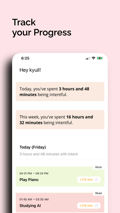 Intentify: Daily Focus App screenshot 2