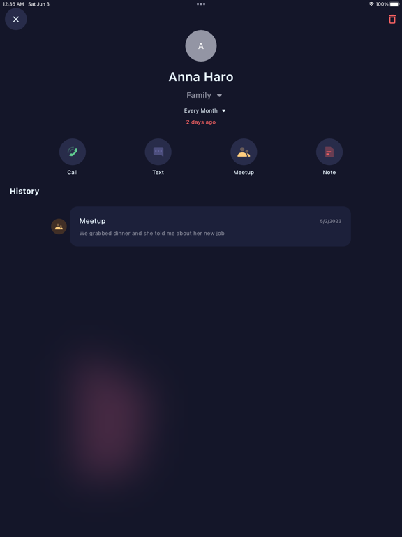 Intently - Personal CRM screenshot 7