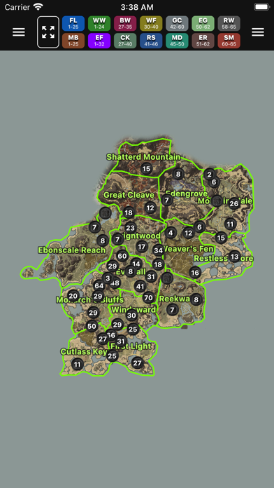 Interactive Map for New World screenshot 1