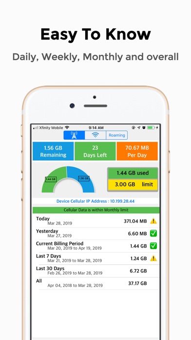 Internet Data Tracker Lite screenshot 6