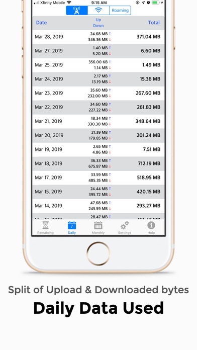 Internet Data Tracker Lite screenshot 5
