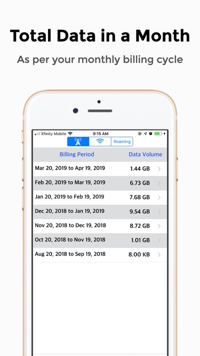 Internet Data Tracker Lite screenshot 4