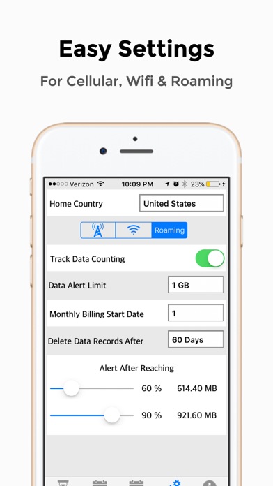 Internet Data Tracker Lite screenshot 3