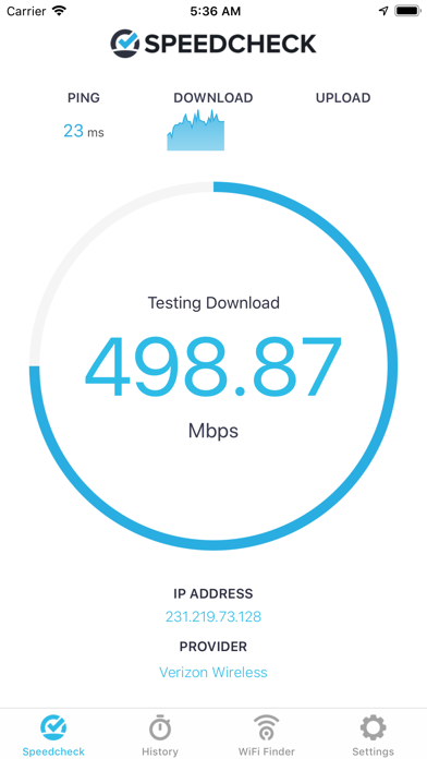 Internet Speed Test Speedcheck screenshot 5