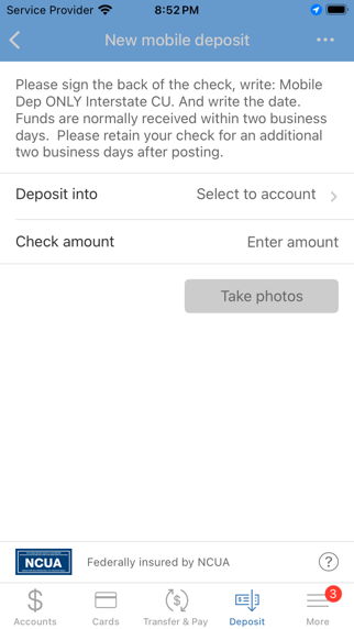 Interstate Credit Union screenshot 2