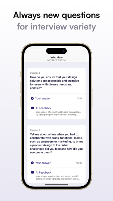 Interviewer: AI Mock Practice screenshot 2