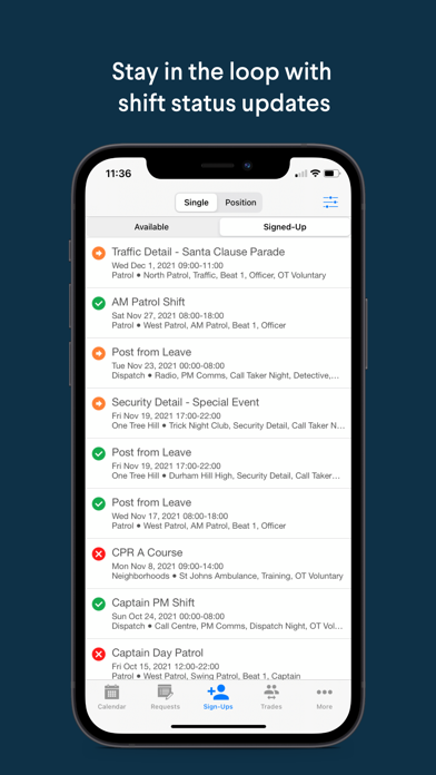 InTime Scheduling screenshot 2