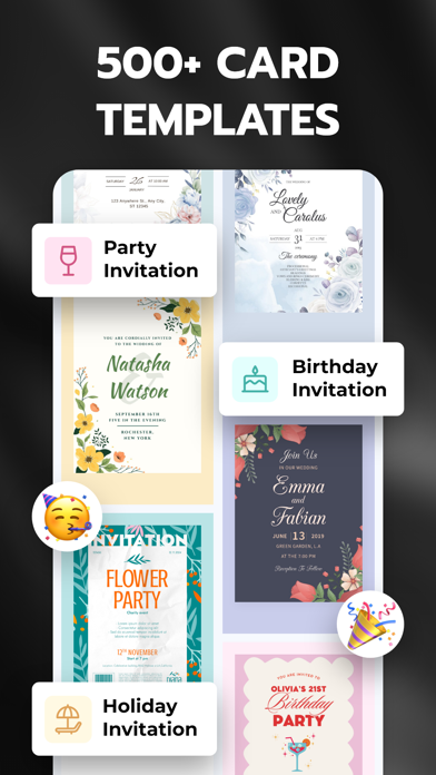 Inva: Invitation Maker + RSVP screenshot 8