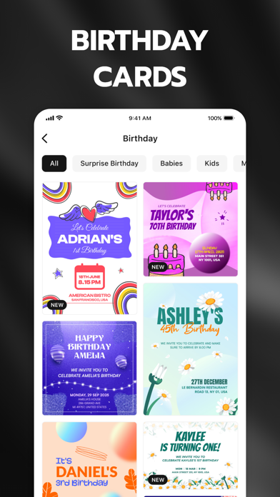 Inva: Invitation Maker + RSVP screenshot 5