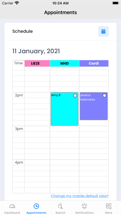 Invent EMR screenshot 2