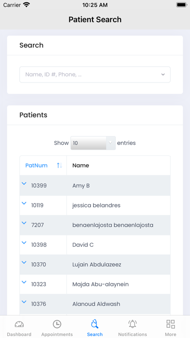 Invent EMR screenshot 1