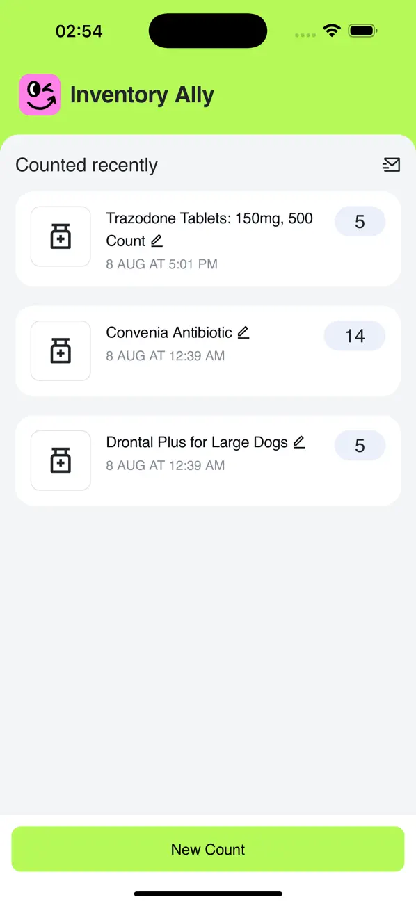 Inventory Ally Pill Counter screenshot 2