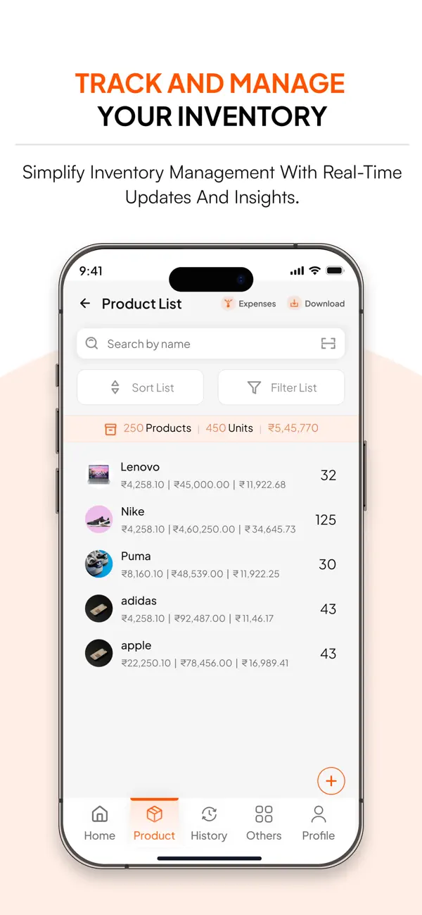 Inventory & Invoices - Simply screenshot 1