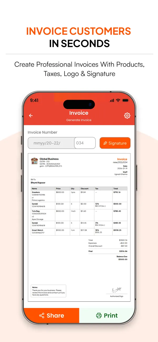 Inventory & Invoices - Simply screenshot 4