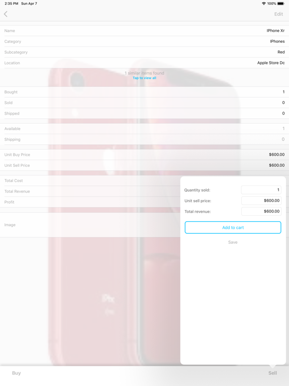 Inventory Now: Retail Manager screenshot 2