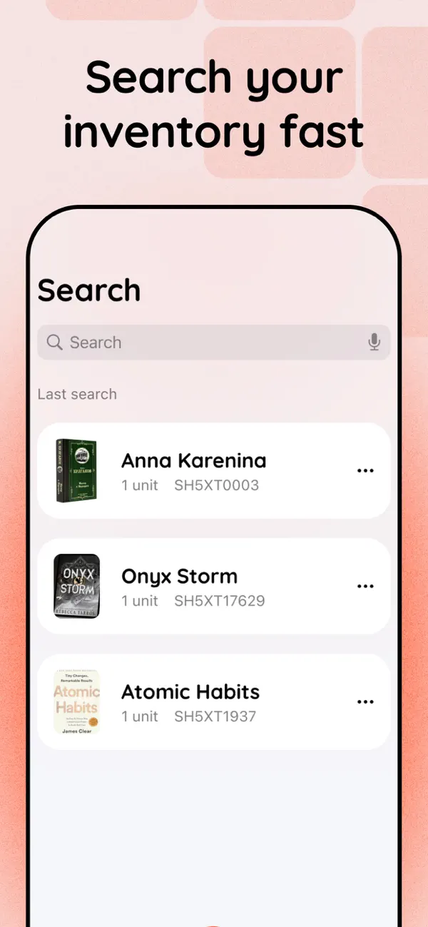 Inventory Tracker & Management screenshot 1