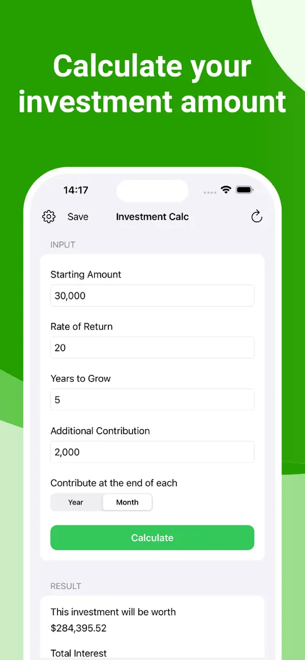 Investment Calculator - Calc screenshot 4
