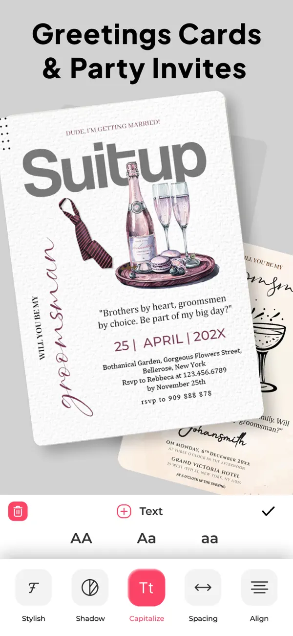 Invitation Card Maker . RSVP screenshot 4
