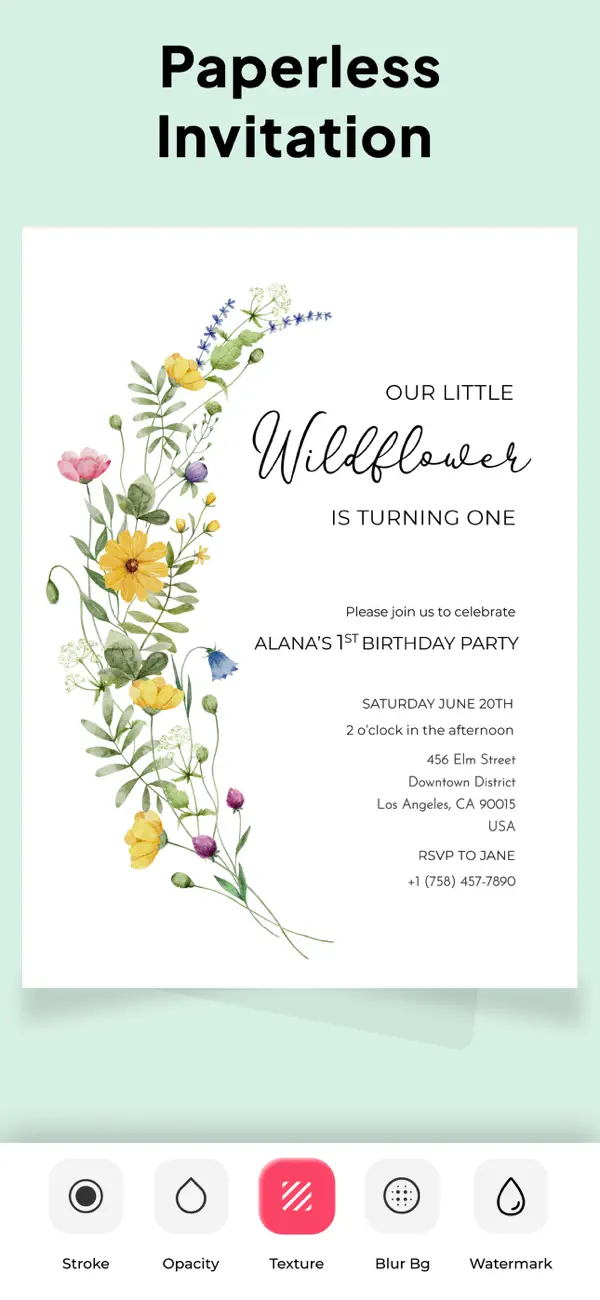Invitation Card Maker . RSVP screenshot 2