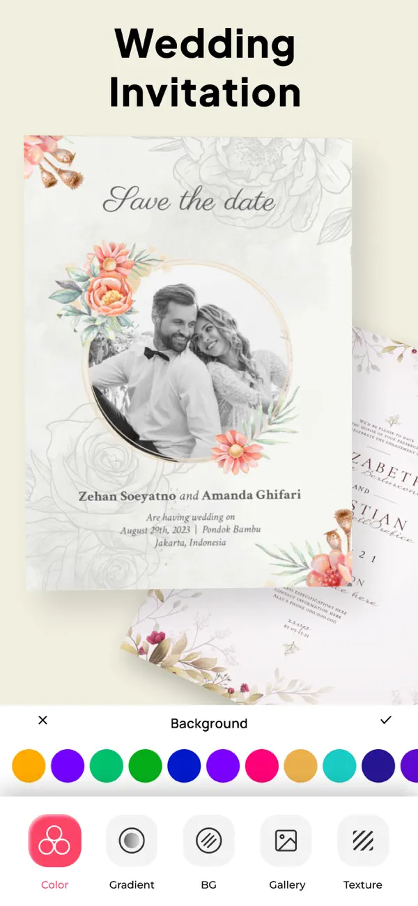 Invitation Card Maker . RSVP screenshot 1