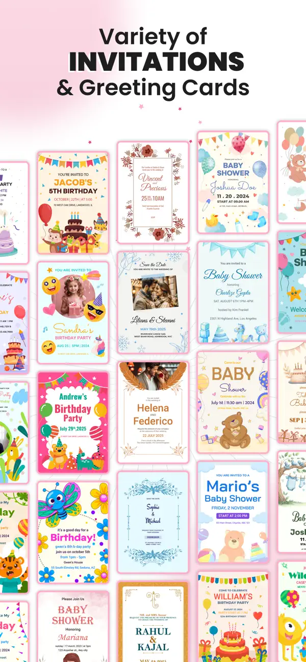 Invitation Maker Card Design screenshot 6