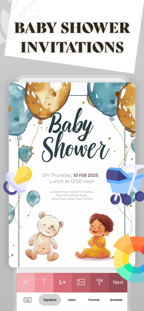 Invitation Maker - Flyer Maker screenshot 3