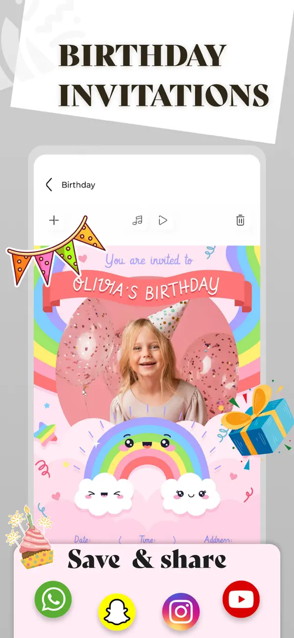 Invitation Maker - Flyer Maker screenshot 2
