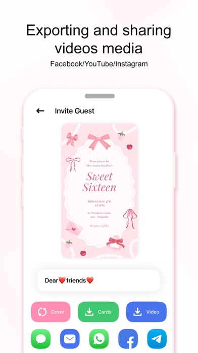 Invitation Maker Greeting Card screenshot 2