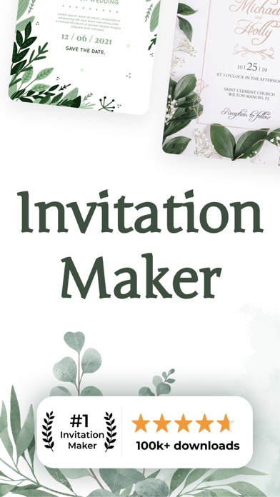 Invitation Maker: Poster, Card screenshot 4