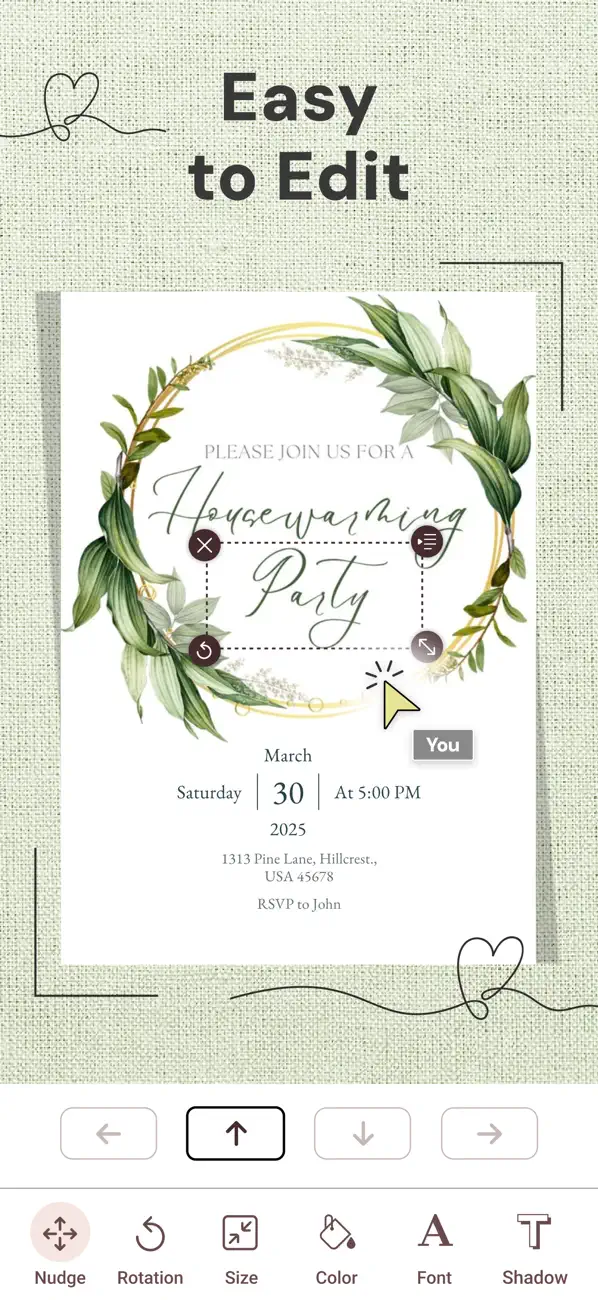 Invitation Maker & RSVP Cards screenshot 2